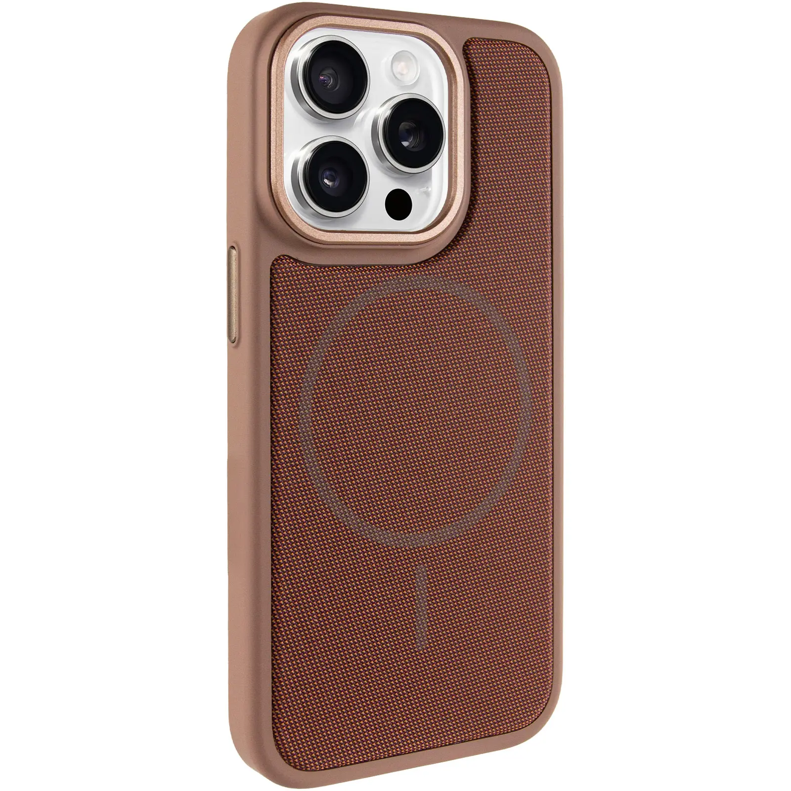 Чохол PC TechWoven Hybrid with MagSafe для Apple iPhone 15 Pro (6.1"), Desert Gold, Тканина
