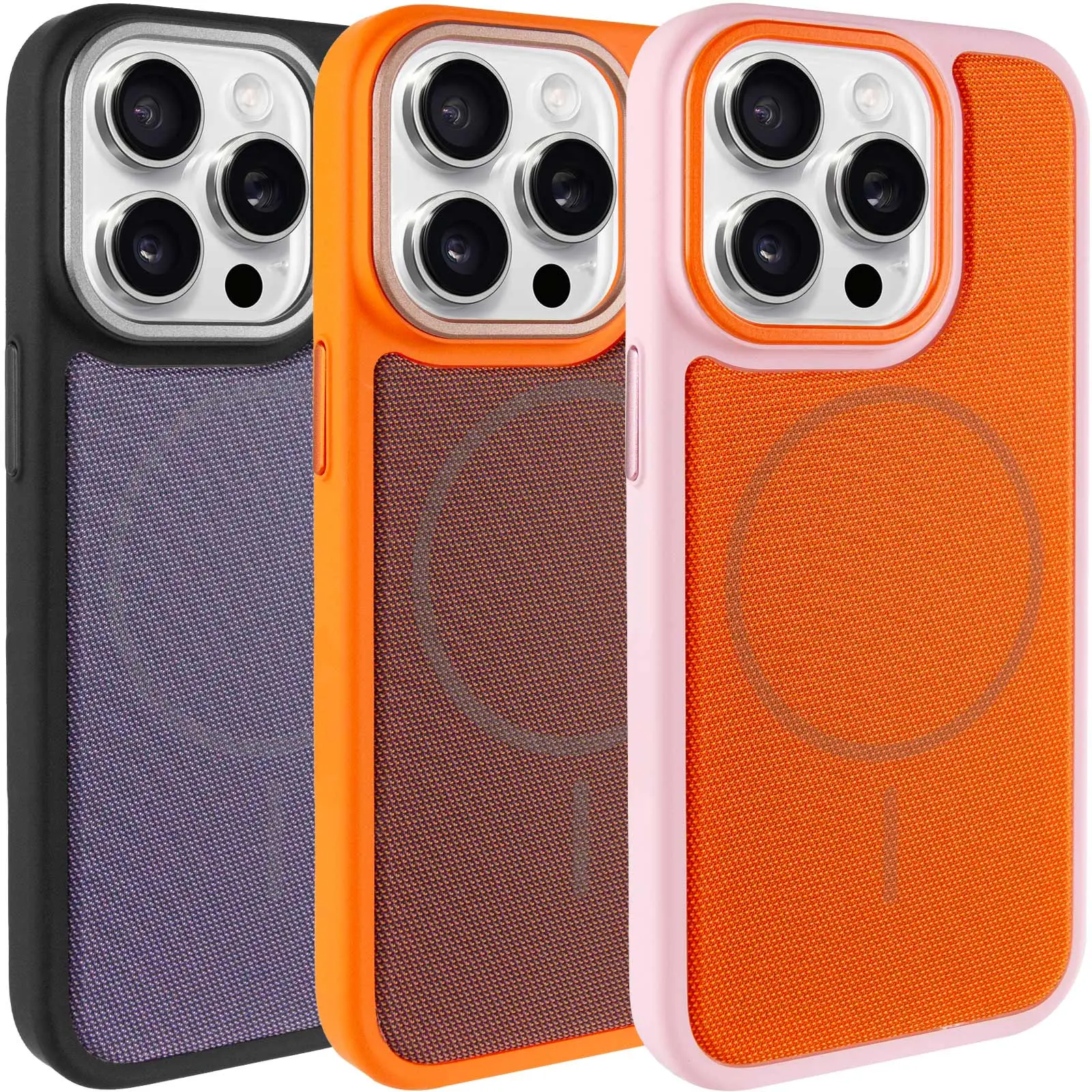 Etui PC TechWoven Hybrid with MagSafe do Apple iPhone 15 Pro Max (6.7"), Tekstylny