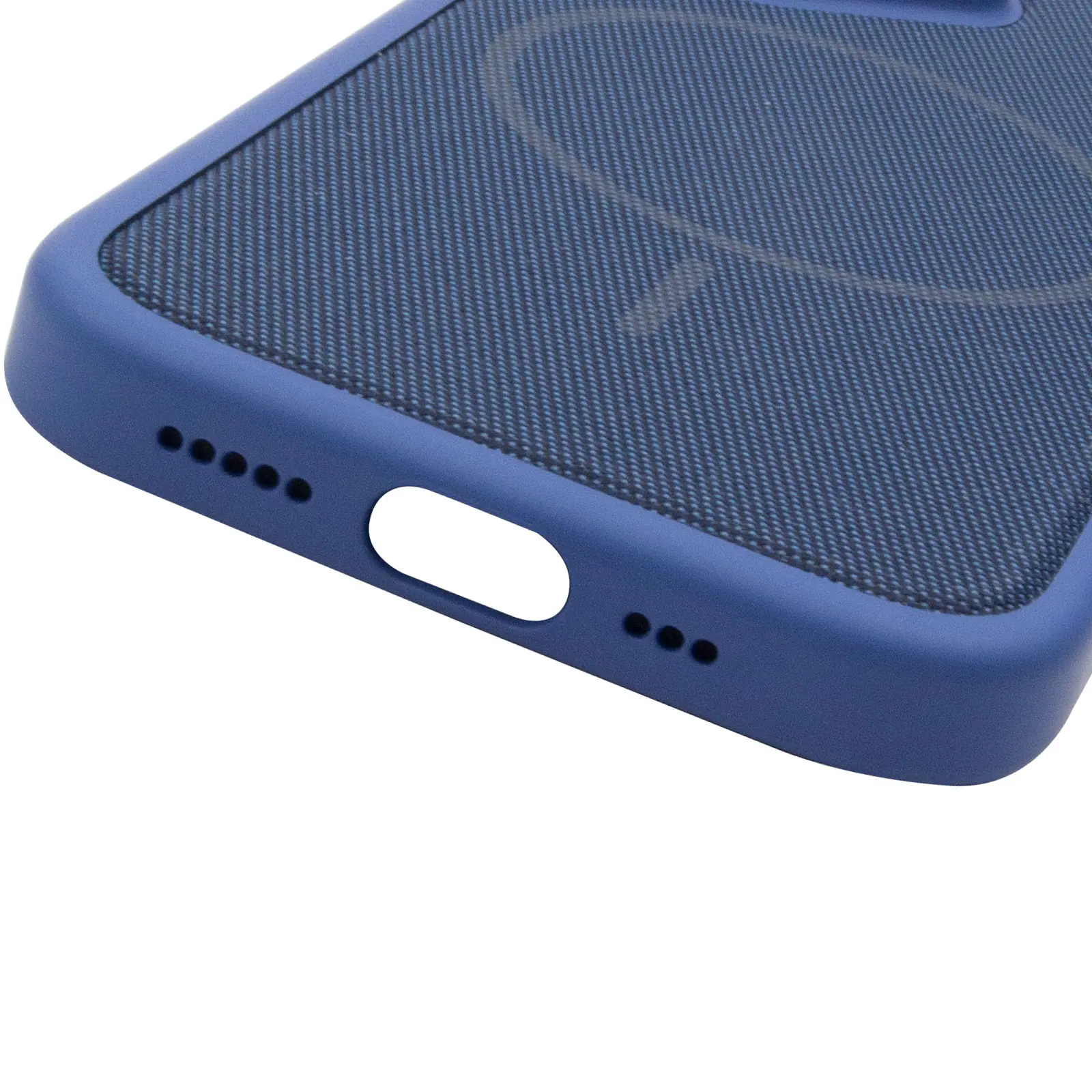 Etui PC TechWoven Hybrid with MagSafe do Apple iPhone 15 Pro Max (6.7"), Blue 4, Tekstylny