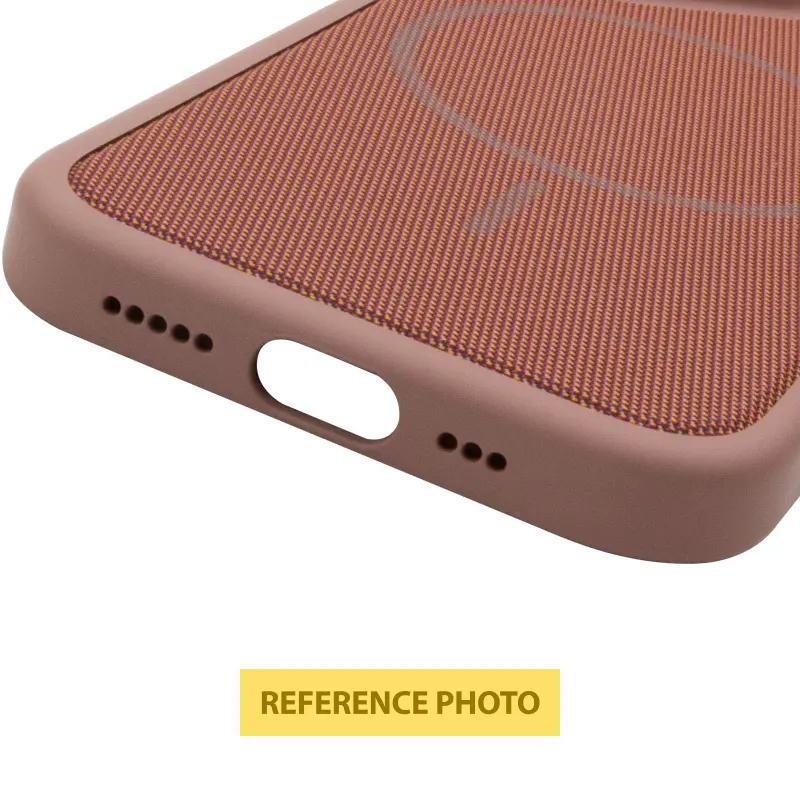 Etui PC TechWoven Hybrid with MagSafe do Apple iPhone 15 Pro Max (6.7"), Desert Gold 4, Tekstylny