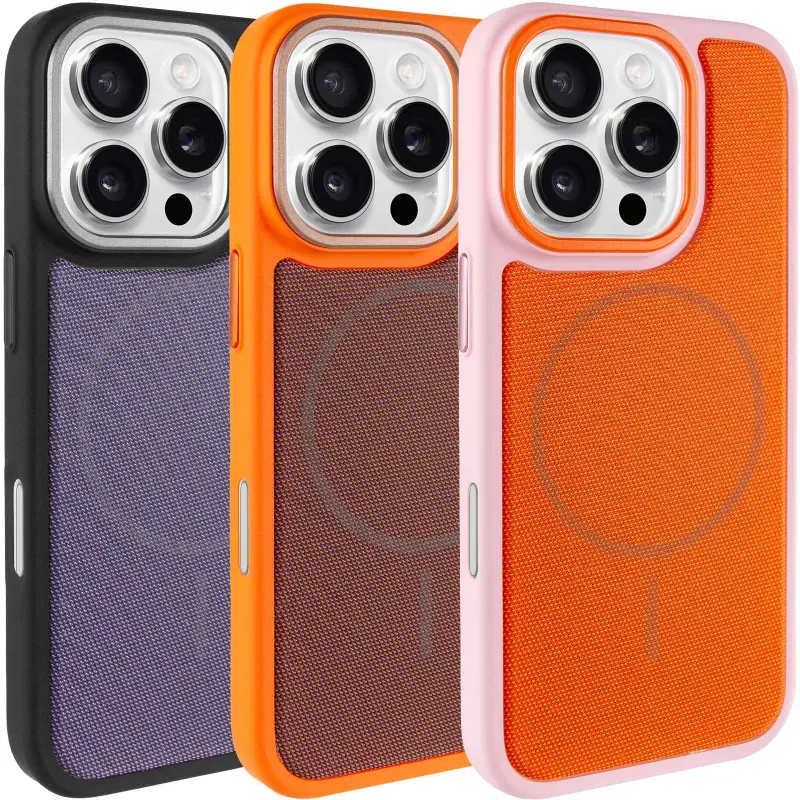 Etui PC TechWoven Hybrid with MagSafe do Apple iPhone 16 Pro (6.3"), Tekstylny