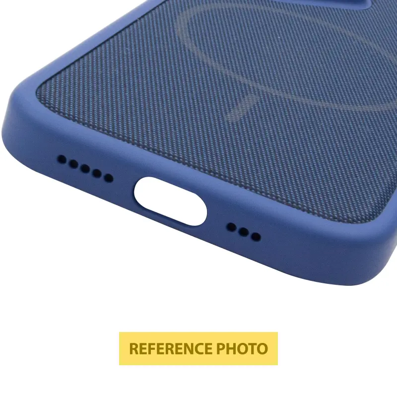 Etui PC TechWoven Hybrid with MagSafe do Apple iPhone 16 Pro (6.3"), Blue 4, Tekstylny