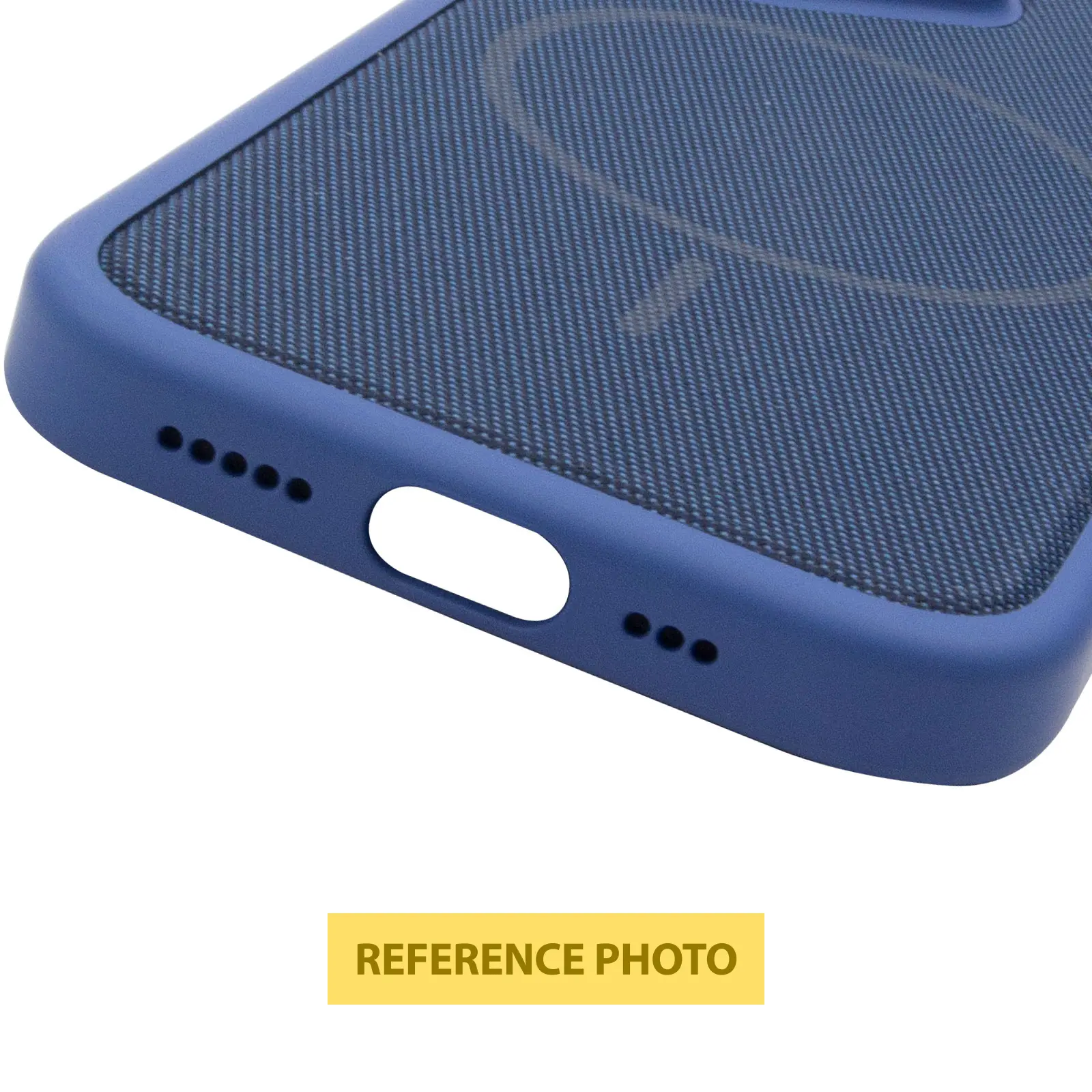 Etui PC TechWoven Hybrid with MagSafe do Apple iPhone 16 Pro (6.3"), Blue 4, Tekstylny