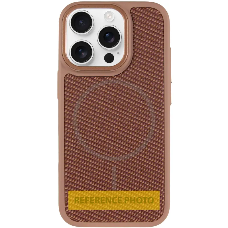 Etui PC TechWoven Hybrid with MagSafe do Apple iPhone 16 Pro (6.3"), Desert Gold 1, Tekstylny