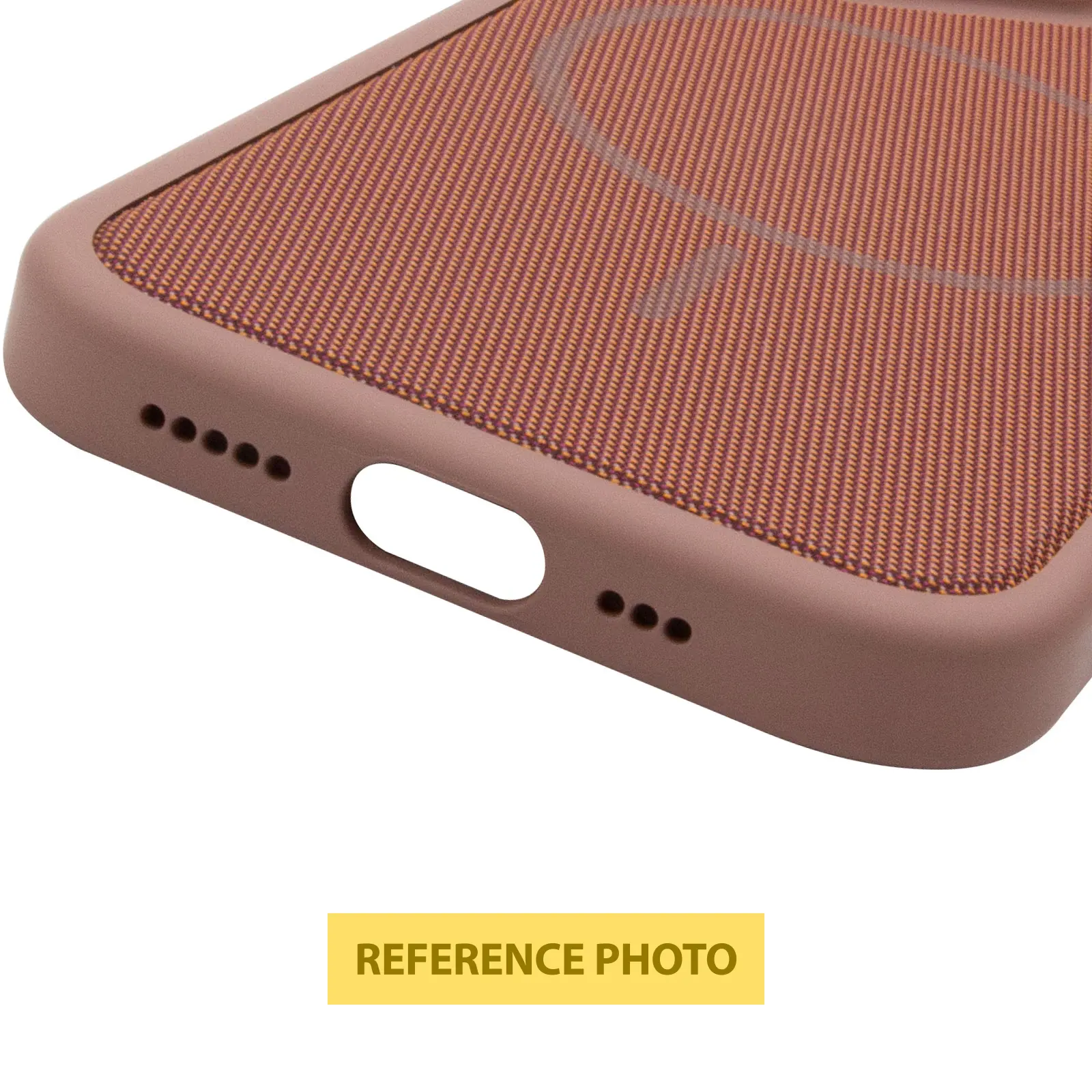 Etui PC TechWoven Hybrid with MagSafe do Apple iPhone 16 Pro (6.3"), Desert Gold 4, Tekstylny