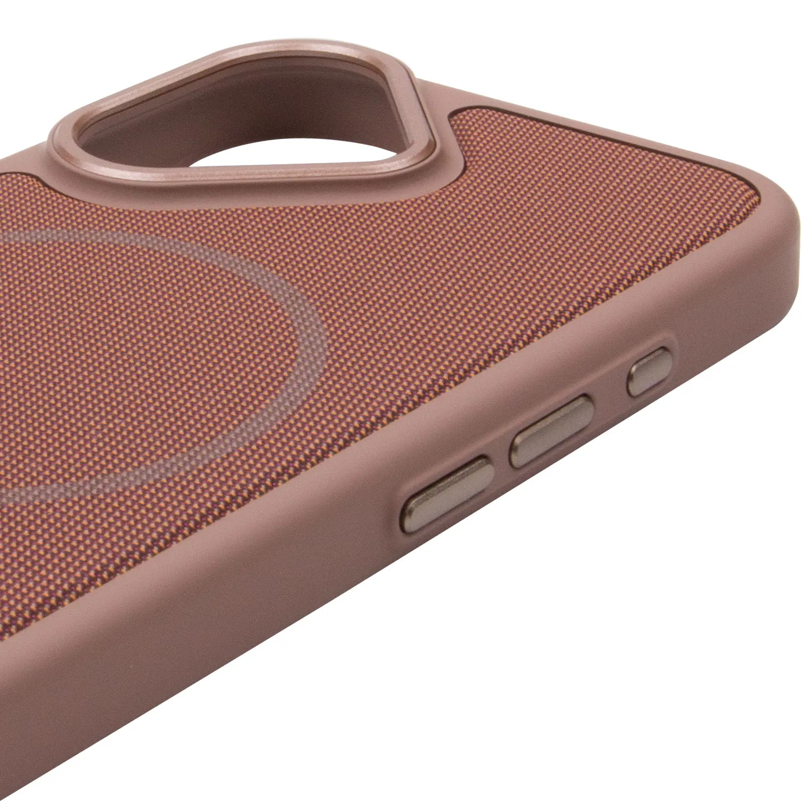 Etui PC TechWoven Hybrid with MagSafe do Apple iPhone 17 (6.3"), Desert Gold 3, Tekstylny