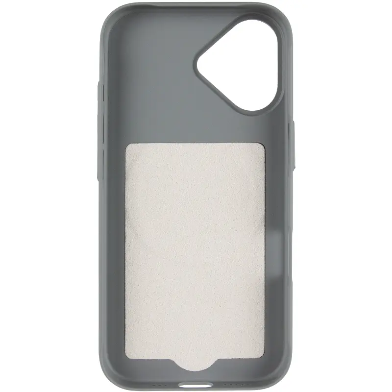 Etui PC TechWoven Hybrid with MagSafe do Apple iPhone 17 (6.3"), Grey / Black 2, Tekstylny