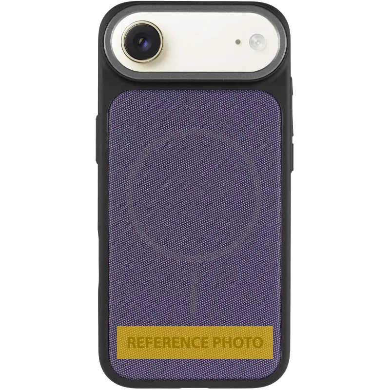 Case PC TechWoven Hybrid with MagSafe for Apple iPhone 17 Air (6.5"), Black / Purple 1, Textile