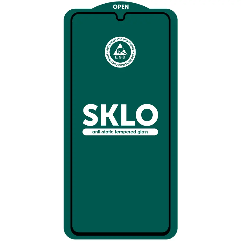 Ochronne szkło SKLO Premium 5D do Samsung Galaxy S24+ / S25+, Czarny 1, Szkło hartowane