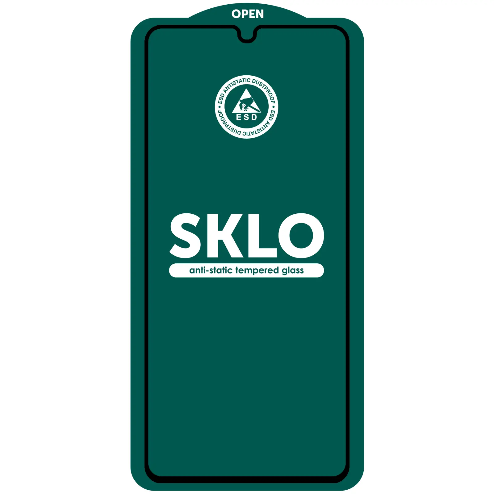 Ochronne szkło SKLO Premium 5D do Samsung Galaxy S24+ / S25+, Czarny 1, Szkło hartowane