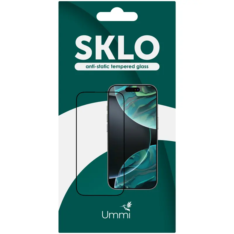 Ochronne szkło SKLO Premium 5D do Samsung Galaxy A36 / A37 / A56 / A57 / S25 FE / S24 FE / A27, Czarny 2, Szkło hartowane