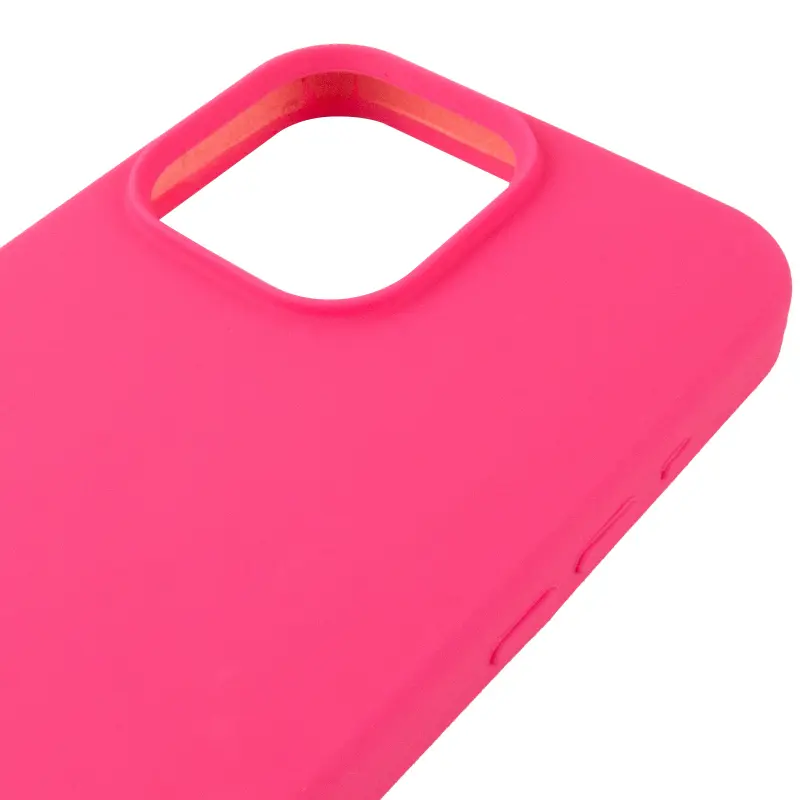 Чохол Silk Full Protective (AA) NO LOGO для Apple iPhone 13 Pro Max (6.7"), Рожевий / Barbie pink 3, Силікон