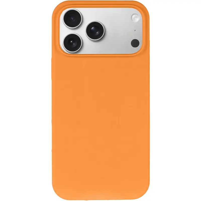 Etui Silk Case Full Protective do Apple iPhone 17 Pro / 18 Pro (6.3"), Pomarańczowy / Orange 1, Silikon