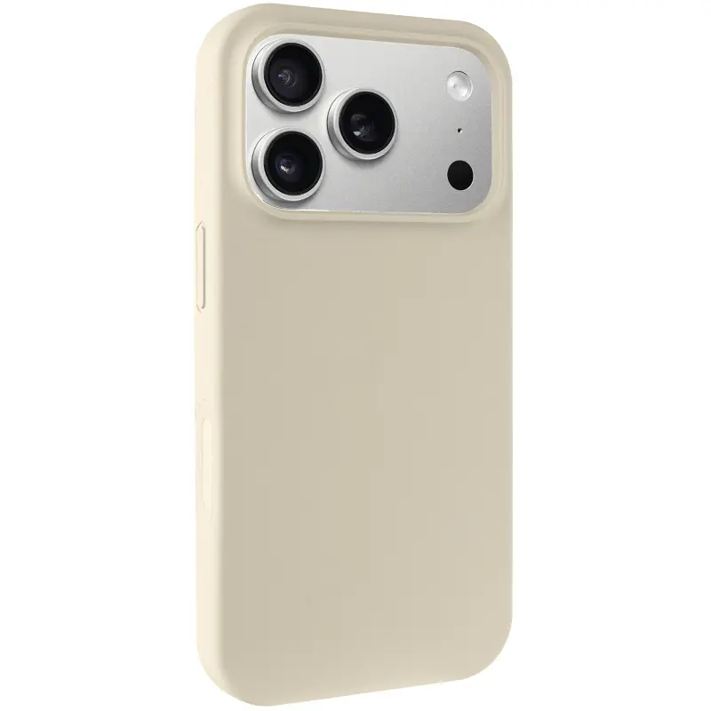 Etui Silk Case Full Protective do Apple iPhone 17 Pro Max / 18 Pro Max (6.9"), Beżowy / Antique White, Silikon