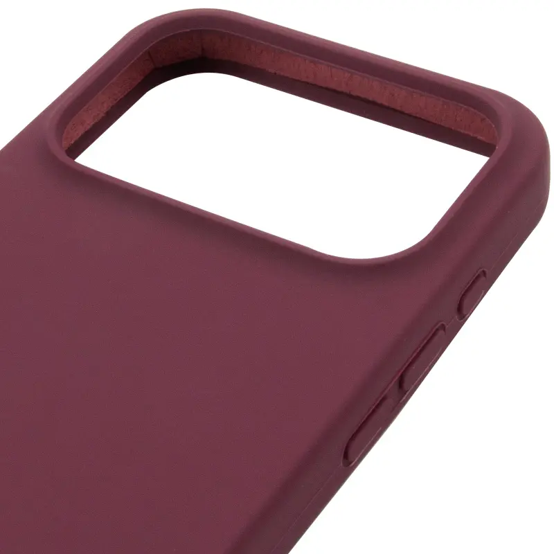 Etui Silk Case Full Protective do Apple iPhone 17 Pro Max / 18 Pro Max (6.9"), Bordeaux / Plum 3, Silikon