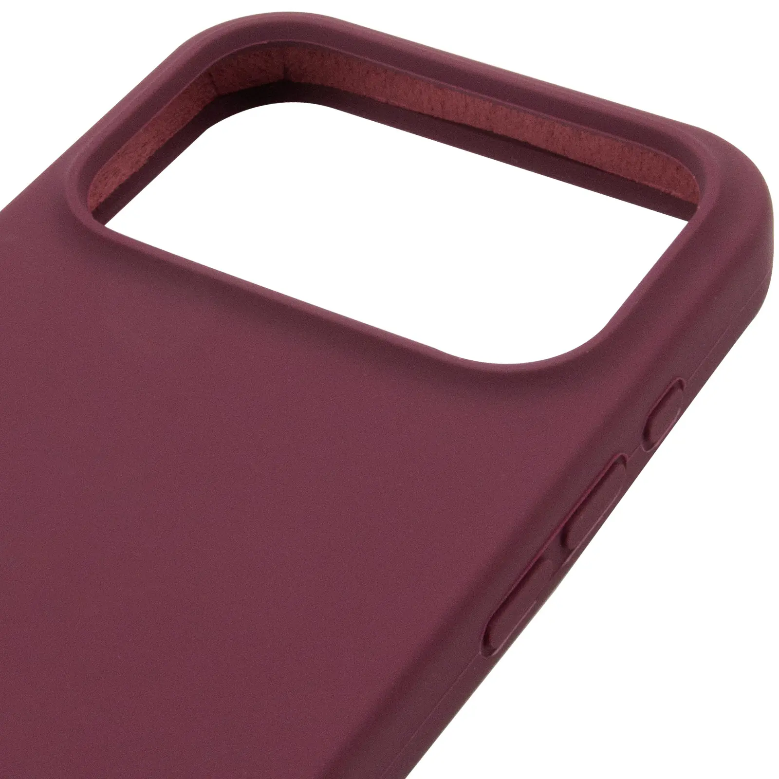 Etui Silk Case Full Protective do Apple iPhone 17 Pro Max / 18 Pro Max (6.9"), Bordeaux / Plum 3, Silikon