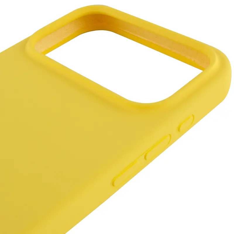 Etui Silk Case Full Protective do Apple iPhone 17 Pro Max / 18 Pro Max (6.9"), Żółty / Yellow 3, Silikon