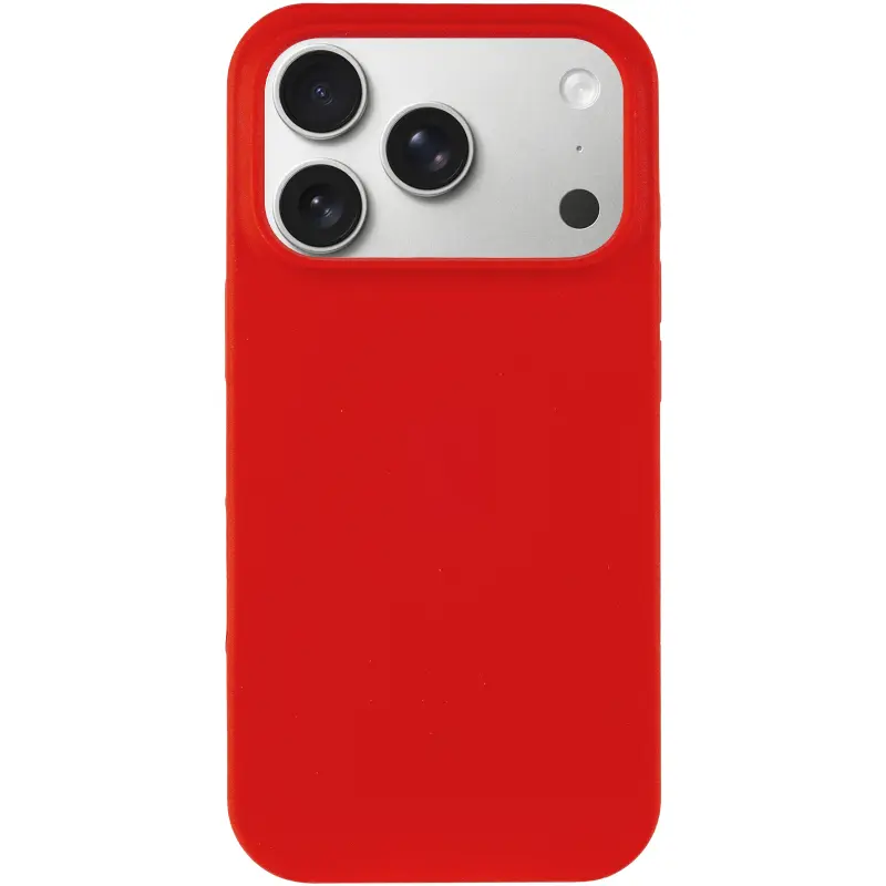 Etui Silk Case Full Protective do Apple iPhone 17 Pro Max / 18 Pro Max (6.9"), Czerwony / Red 1, Silikon