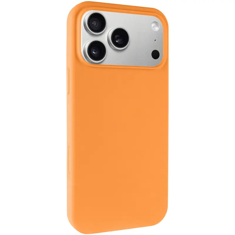 Etui Silk Case Full Protective do Apple iPhone 17 Pro Max / 18 Pro Max (6.9"), Pomarańczowy / Orange, Silikon