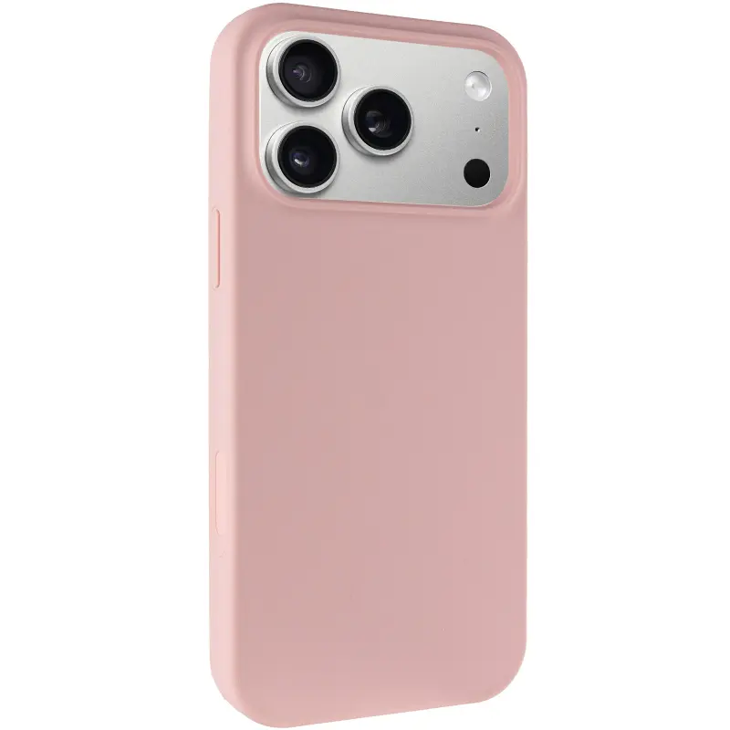 Etui Silk Case Full Protective do Apple iPhone 17 Pro Max / 18 Pro Max (6.9"), Różowy / Pink Sand, Silikon