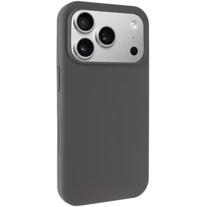 Etui Silk Case Full Protective do Apple iPhone 17 Pro Max / 18 Pro Max (6.9"), Szary / Dark Gray, Silikon