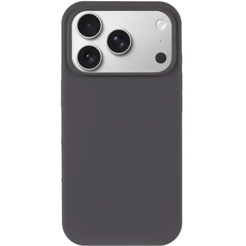 Etui Silk Case Full Protective do Apple iPhone 17 Pro Max / 18 Pro Max (6.9"), Szary / Dark Gray 1, Silikon