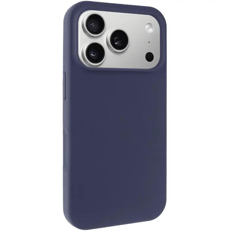 Etui Silk Case Full Protective do Apple iPhone 17 Pro Max / 18 Pro Max (6.9"), Ciemno-niebieski / Midnight blue, Silikon