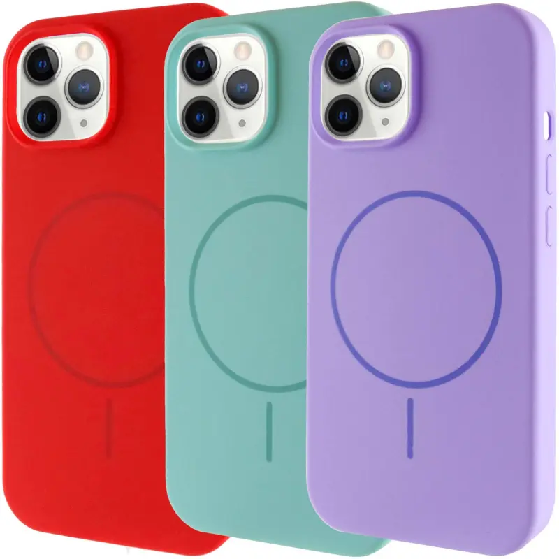 Чохол Silk Full Protective (AA) NO LOGO with Magnetic Fit для Apple iPhone 12 Pro / 12 (6.1"), Силікон