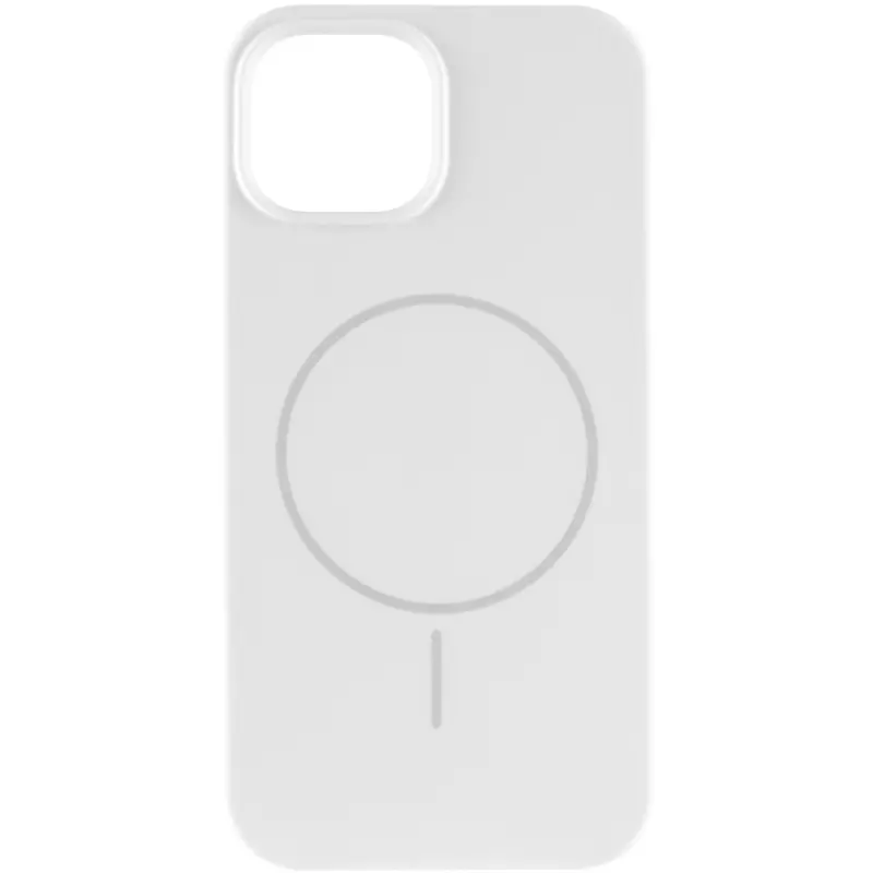 Чохол Silk Full Protective (AA) NO LOGO with Magnetic Fit для Apple iPhone 12 Pro / 12 (6.1"), Білий / White 1, Силікон