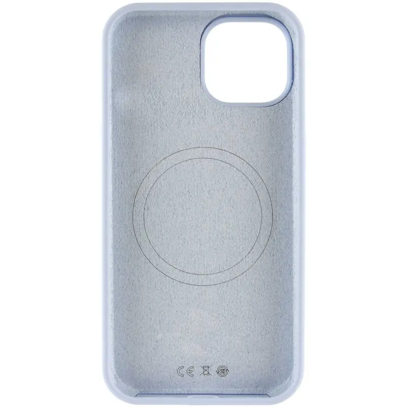 Чохол Silk Full Protective (AA) NO LOGO with Magnetic Fit для Apple iPhone 12 Pro / 12 (6.1"), Блакитний / Lilac Blue 2, Силікон