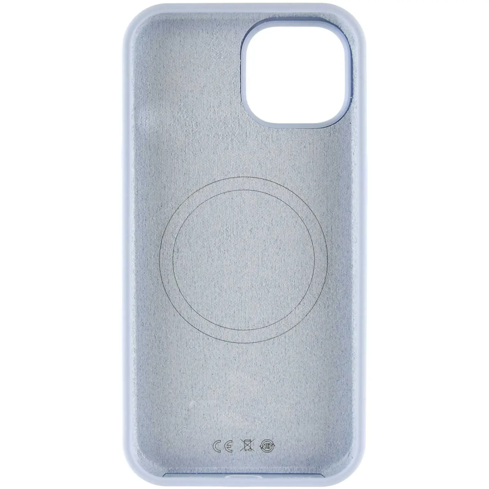 Чохол Silk Full Protective (AA) NO LOGO with Magnetic Fit для Apple iPhone 12 Pro / 12 (6.1"), Блакитний / Lilac Blue 2, Силікон
