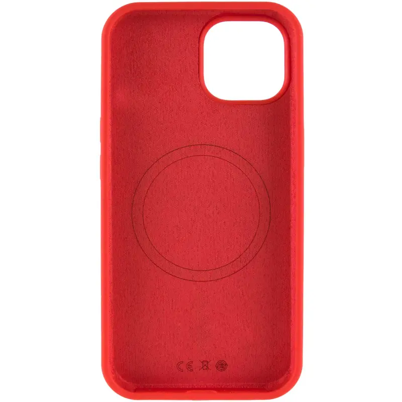Etui Silk Full Protective with Magnetic Fit do Apple iPhone 12 Pro Max (6.7"), Czerwony / Red 2, Silikon
