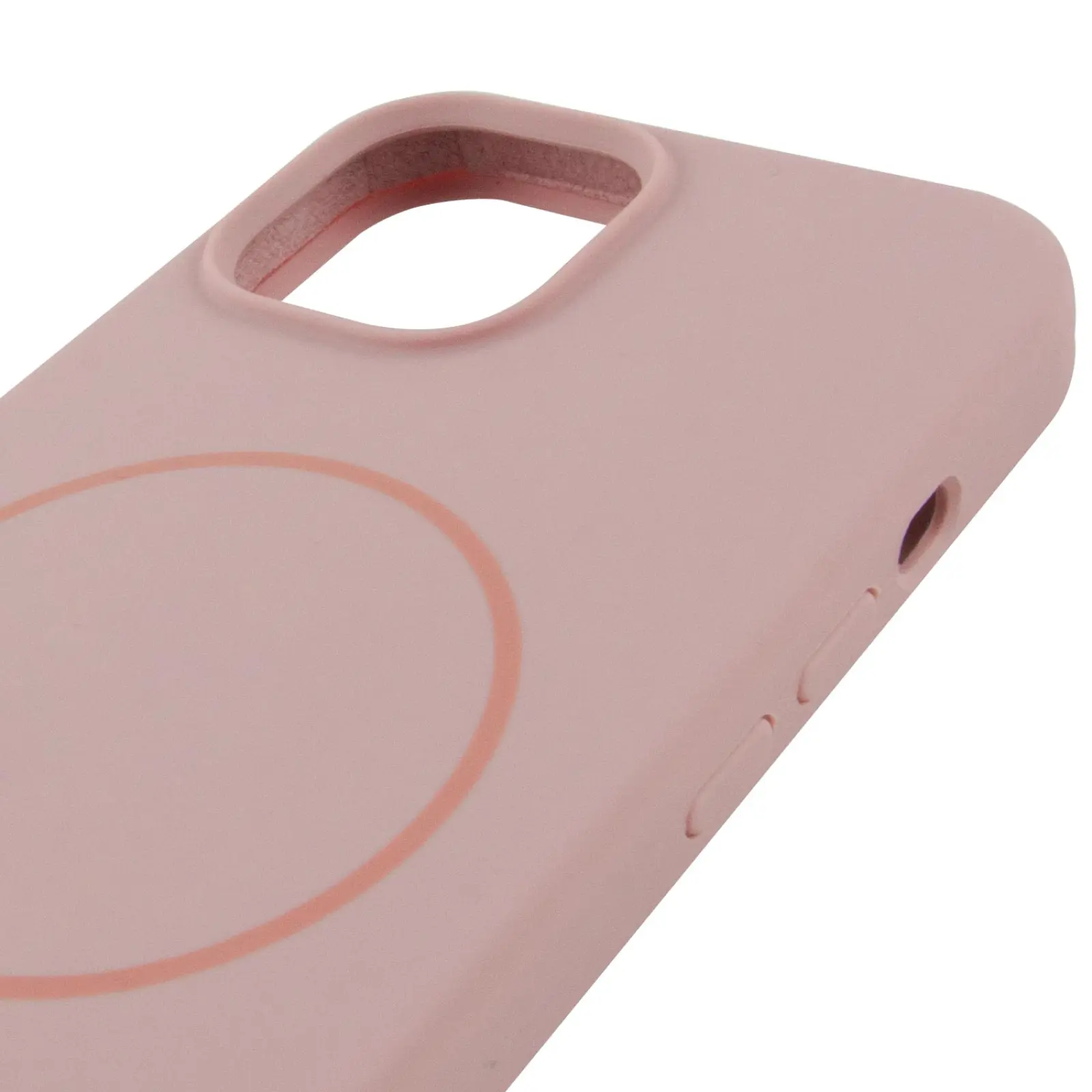 Silk Case Full Protective with Magnetic Fit for Apple iPhone 13 (6.1"), Pink / Pink Sand 3, Silicone