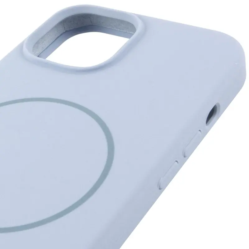 Silk Case Full Protective with Magnetic Fit for Apple iPhone 13 (6.1"), Blue / Lilac Blue 3, Silicone