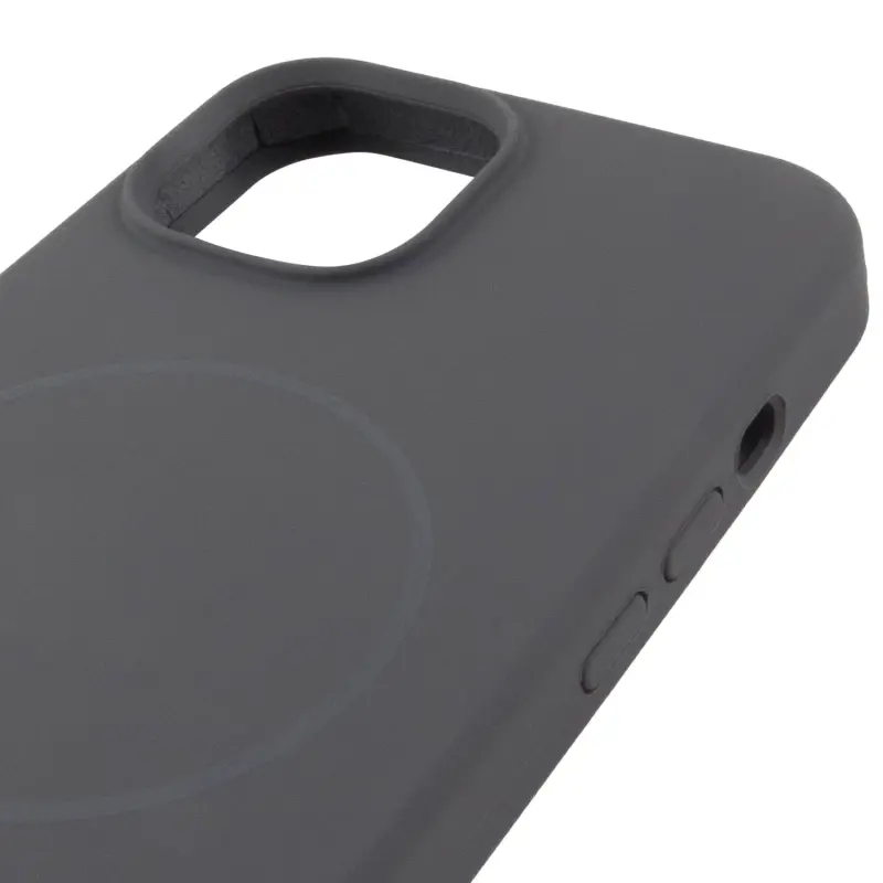 Etui Silk Full Protective with Magnetic Fit do Apple iPhone 14 (6.1"), Szary / Dark Gray 3, Silikon