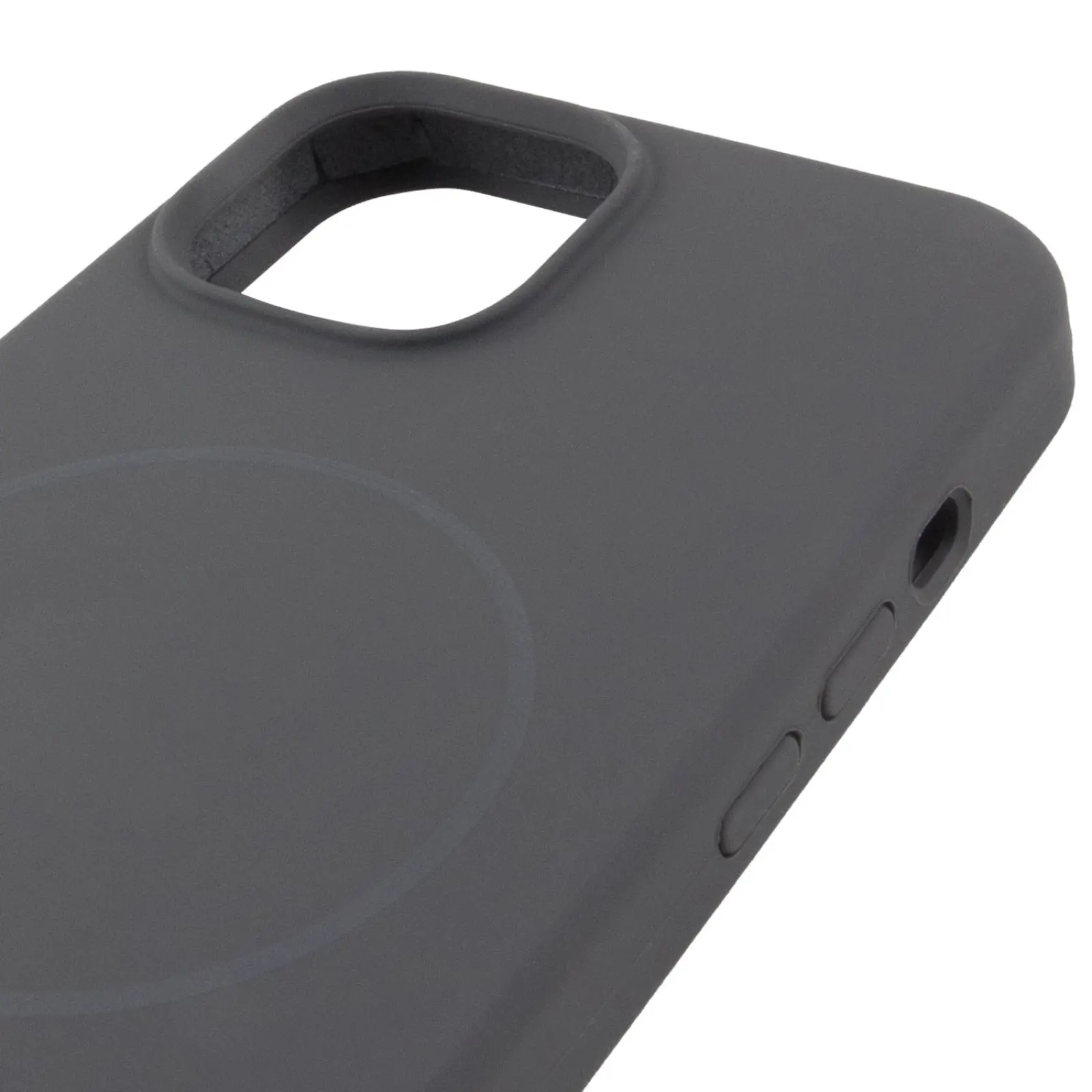 Etui Silk Full Protective with Magnetic Fit do Apple iPhone 15 (6.1"), Szary / Dark Gray 3, Silikon