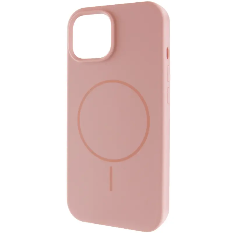 Etui Silk Full Protective with Magnetic Fit do Apple iPhone 15 (6.1"), Różowy / Pink Sand, Silikon