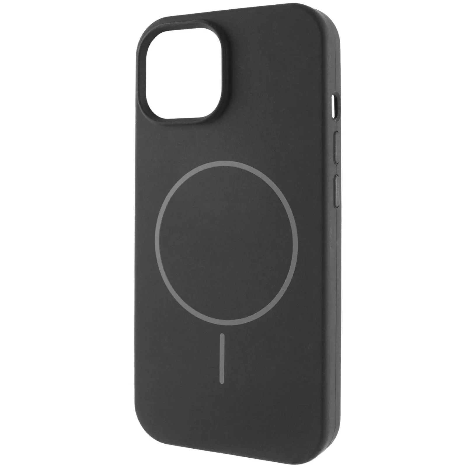 Etui Silk Full Protective with Magnetic Fit do Apple iPhone 15 (6.1"), Czarny / Black, Silikon