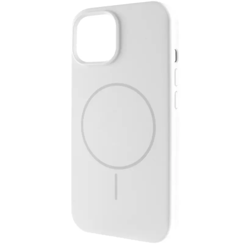 Etui Silk Full Protective with Magnetic Fit do Apple iPhone 15 (6.1"), Biały / White, Silikon