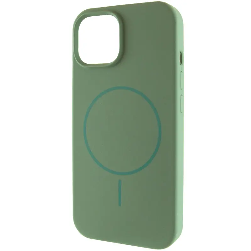 Etui Silk Full Protective with Magnetic Fit do Apple iPhone 15 (6.1"), Zielony / Pine green, Silikon