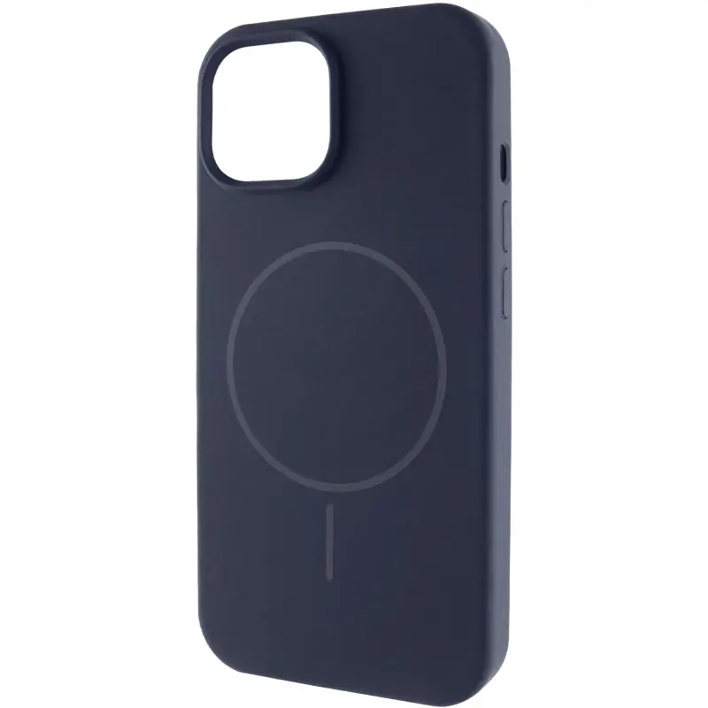 Etui Silk Full Protective with Magnetic Fit do Apple iPhone 15 (6.1"), Ciemno-niebieski / Midnight blue, Silikon