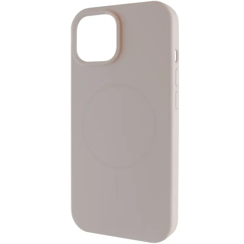 Etui Silk Full Protective with Magnetic Fit do Apple iPhone 15 (6.1"), Szary / Light Grey, Silikon
