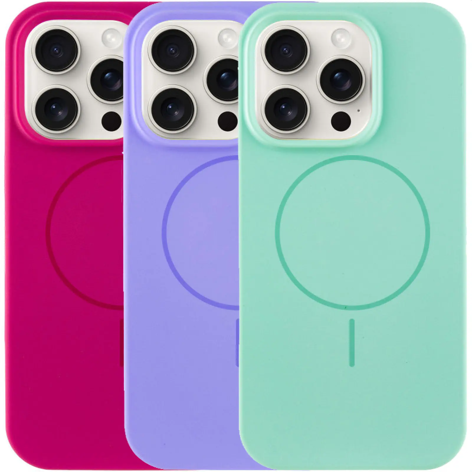 Чохол Silk Full Protective (AA) NO LOGO with Magnetic Fit для Apple iPhone 15 Pro (6.1"), Силікон
