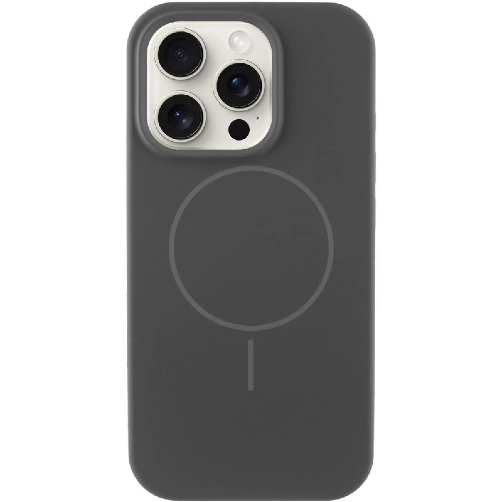 Чохол Silk Full Protective (AA) NO LOGO with Magnetic Fit для Apple iPhone 16 Pro Max (6.9"), Сірий / Dark Gray, Силікон