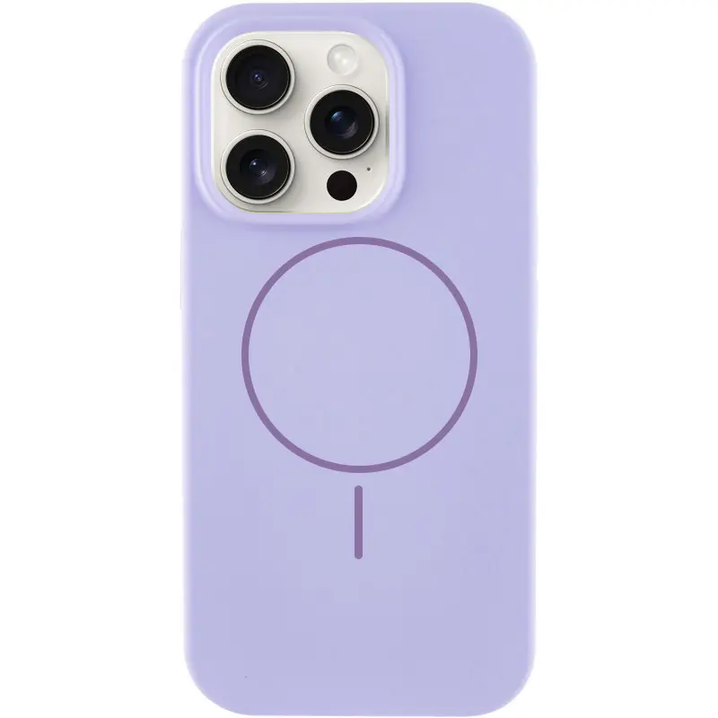 Чохол Silk Full Protective (AA) NO LOGO with Magnetic Fit для Apple iPhone 16 Pro Max (6.9"), Бузковий / Dasheen, Силікон