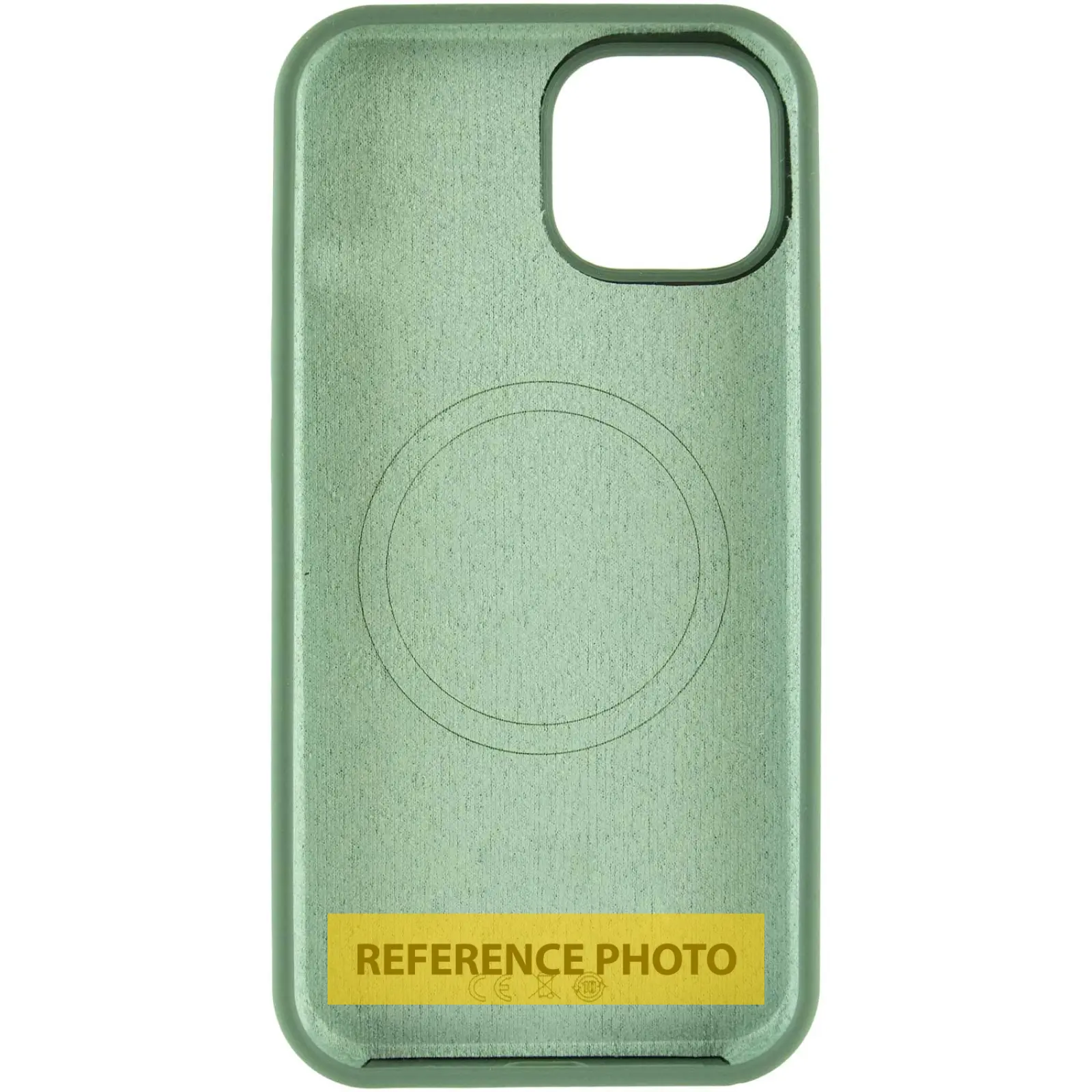 Silk Case Full Protective with Magnetic Fit for Apple iPhone 17 Pro (6.3"), Green / Pine green 1, Silicone