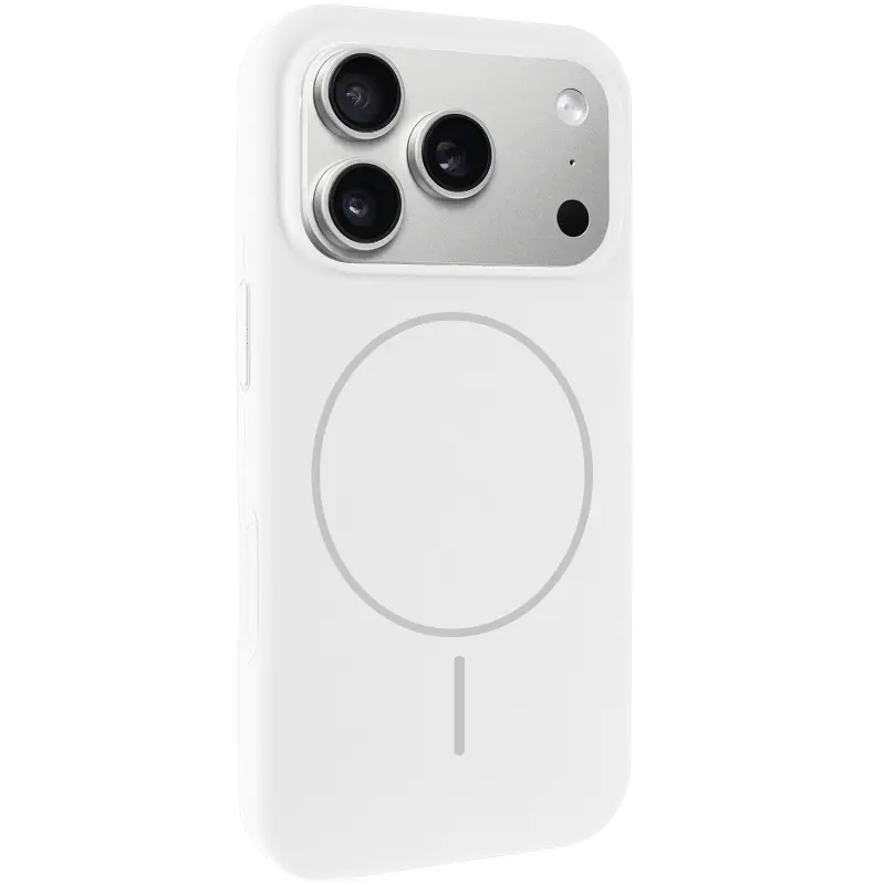 Etui Silk Full Protective with Magnetic Fit do Apple iPhone 17 Pro / 18 Pro (6.3"), Biały / White, Silikon