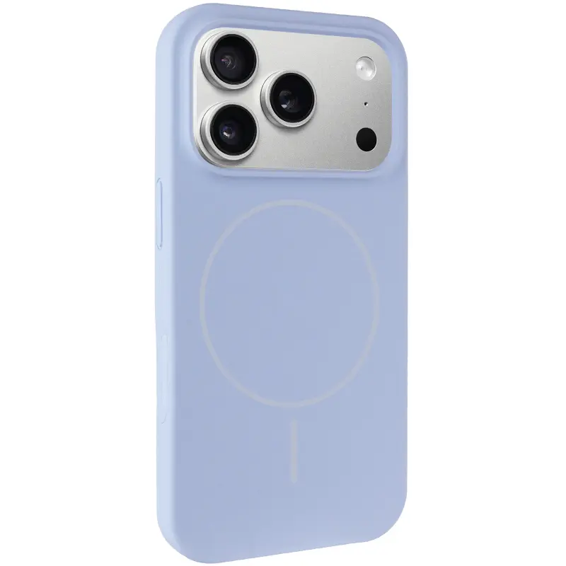 Etui Silk Full Protective with Magnetic Fit do Apple iPhone 17 Pro / 18 Pro (6.3"), Niebieski / Lilac Blue, Silikon