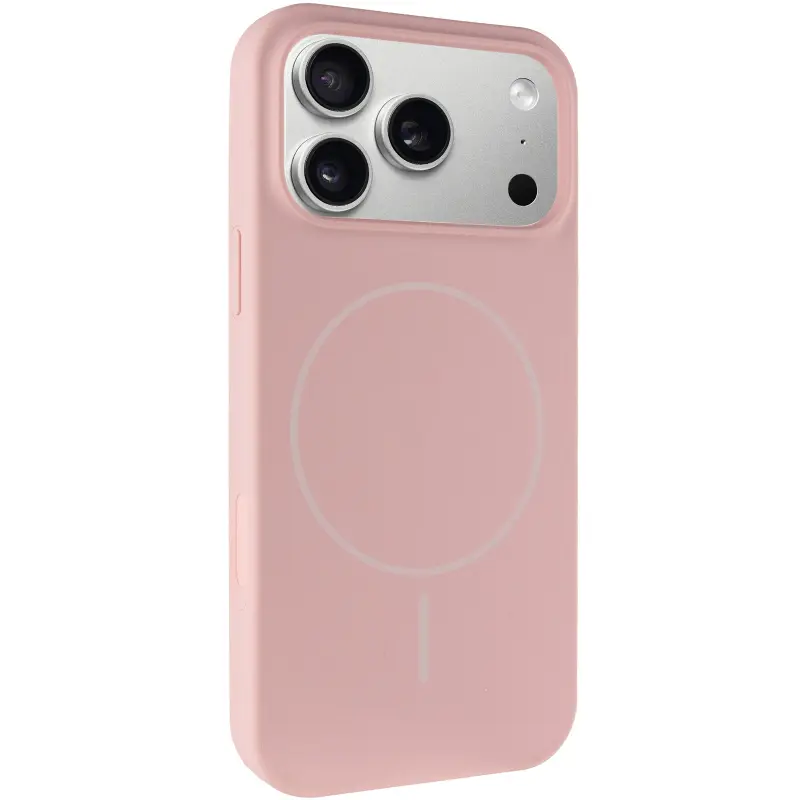 Etui Silk Full Protective with Magnetic Fit do Apple iPhone 17 Pro / 18 Pro (6.3"), Różowy / Pink Sand, Silikon