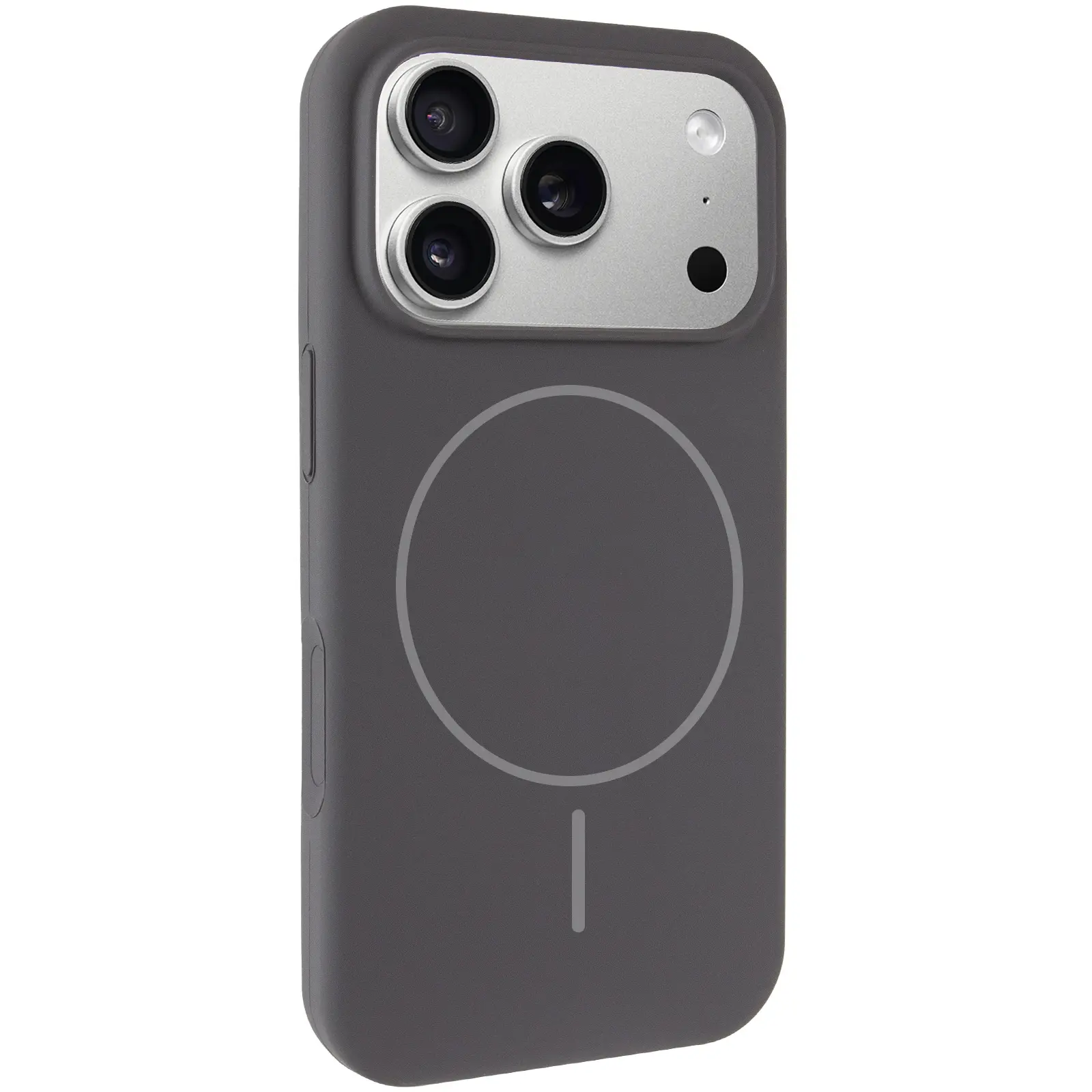 Etui Silk Full Protective with Magnetic Fit do Apple iPhone 17 Pro / 18 Pro (6.3"), Szary / Dark Gray, Silikon
